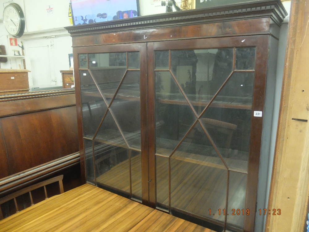 A mahogany glazed bookcase - Image 2 of 2