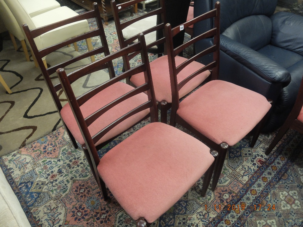 Seven retro chairs - Image 2 of 2