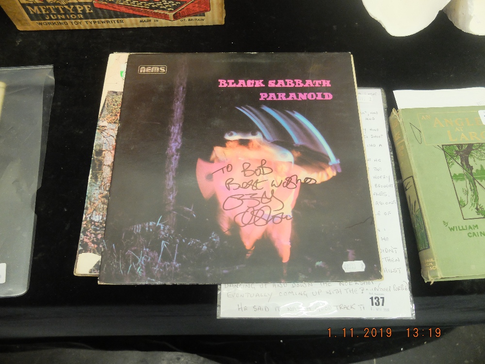 Three Black Sabbath albums,