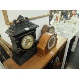 Three mantle clocks a/f