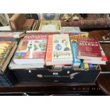 A quantity of antique reference books