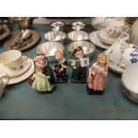 Four Royal Doulton Dickens figures