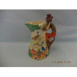 An unmarked Wade three little pigs jug circa 1930