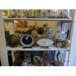 Ten assorted clocks A/F