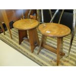 A pair of stools