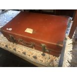 Vintage leather suit case