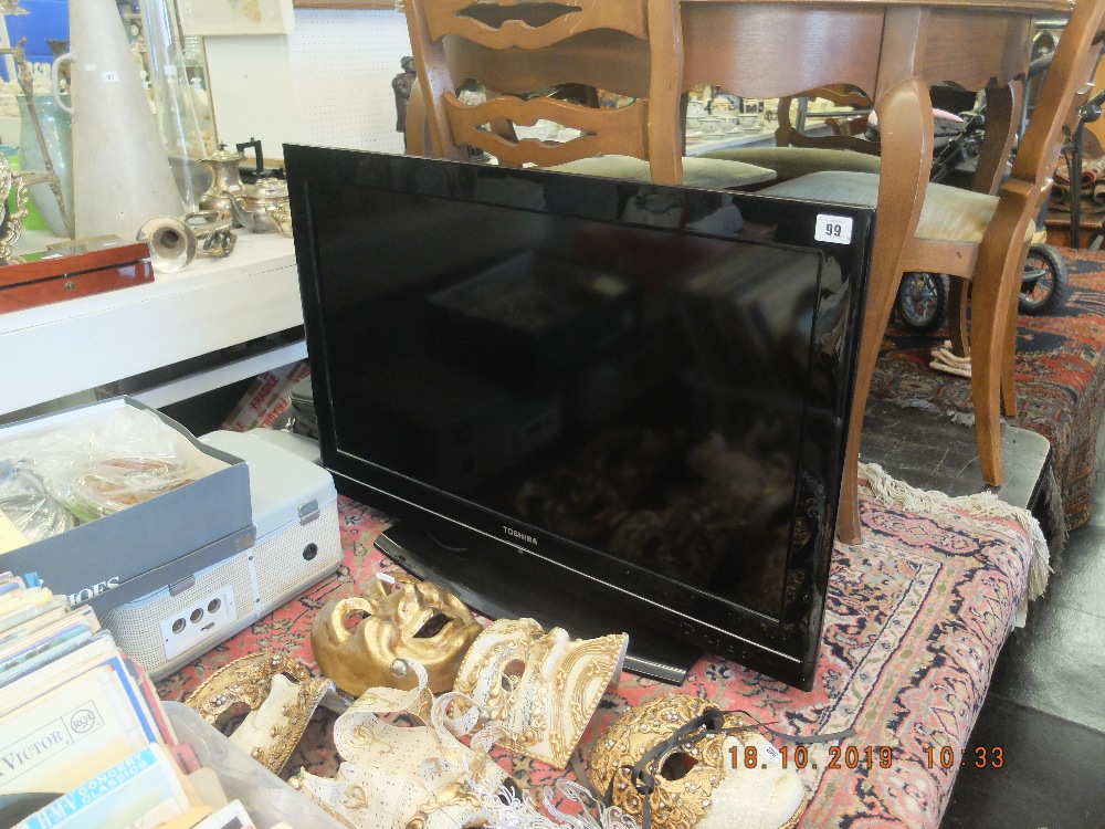 A Toshiba TV set