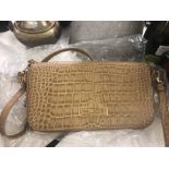 A DKNY, camel- snake bag, brand new unused,