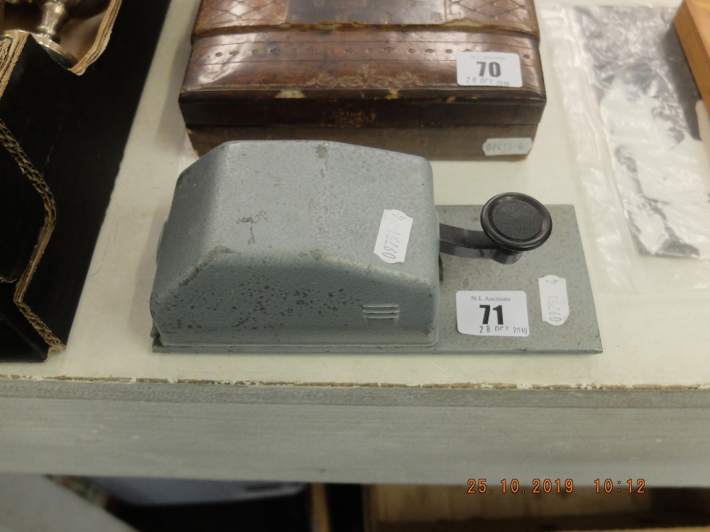 A Junkers morse key as found - Image 2 of 2