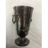 An art deco hallmarked silver trophy cup,