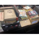 A large quantity of children's annuals's and books