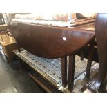 A mahogany reproduction wake able dimensions 90 by 48 by 29