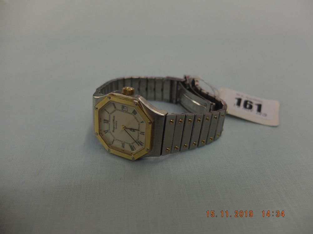 A Mappin & Webb bi colour bracelet watch - Image 3 of 3