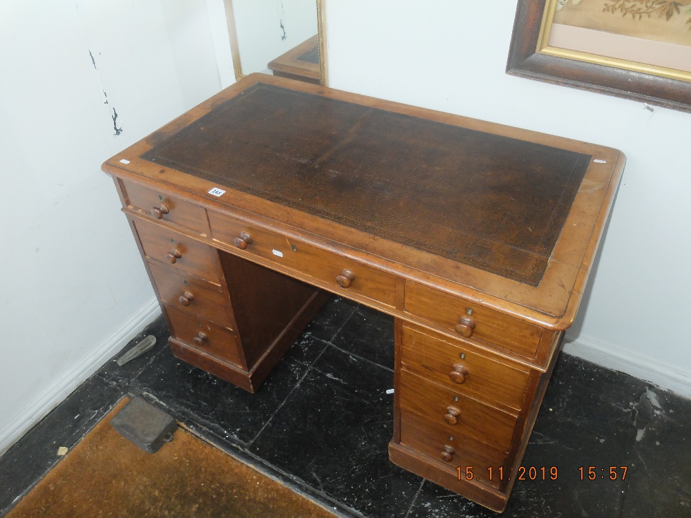 A 19th century mahogany desk