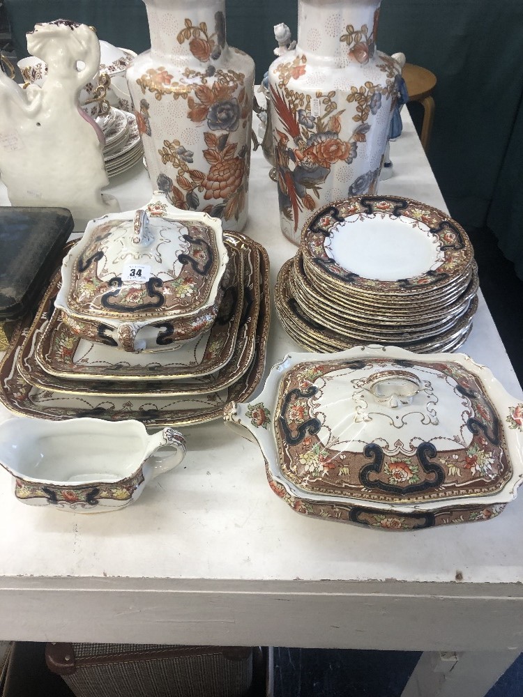 A Lincoln pottery dinner set - Image 2 of 5