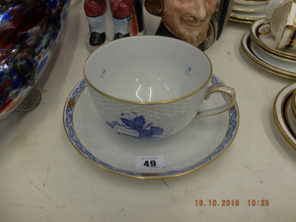 A large hand painted Herrend porcelain duo - Image 3 of 5