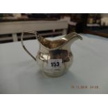 A Irish silver jug,