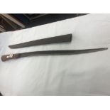 A sword bayonet,