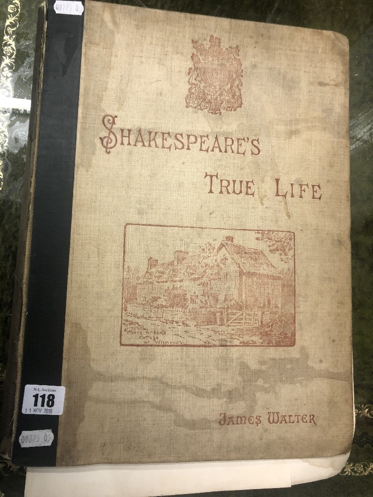 A copy of James Walters Shakespeare real life