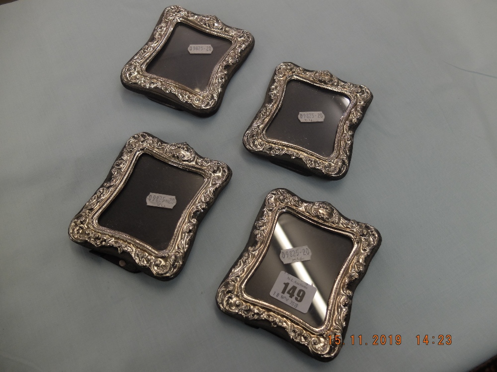 A set of four hm silver photo frames - Image 2 of 2