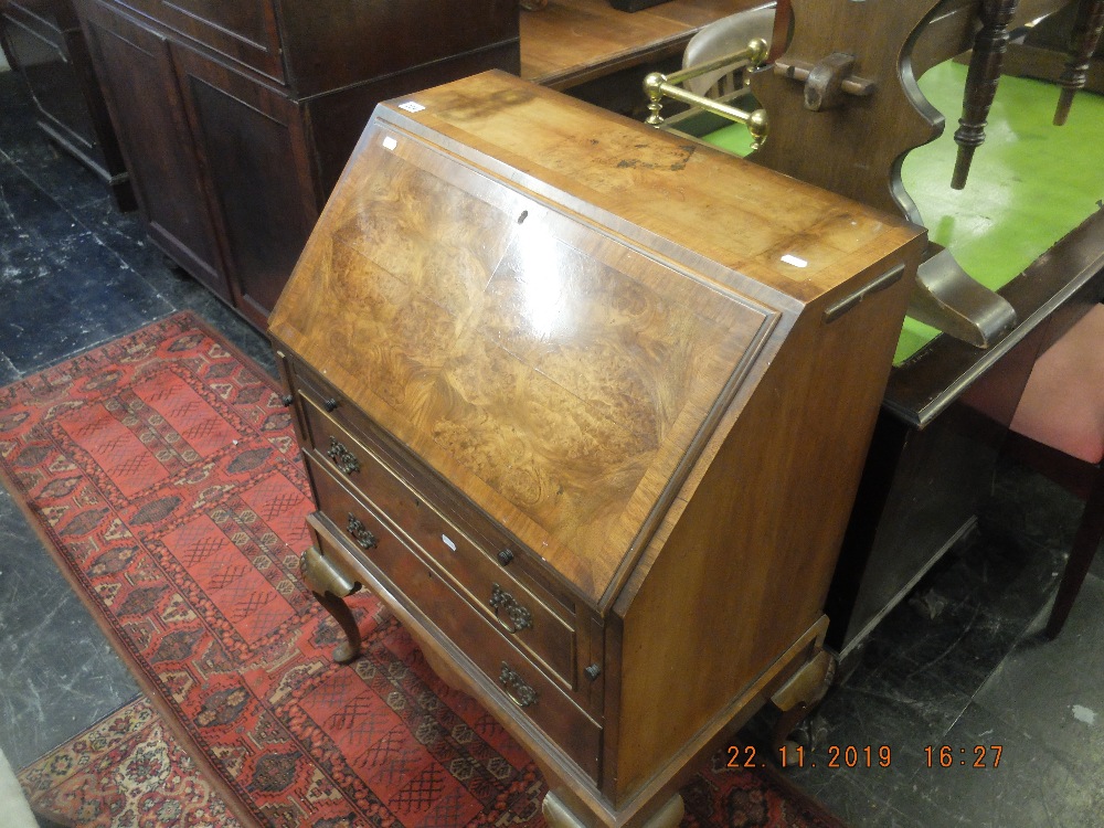 A walnut bureau