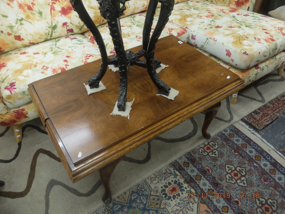 A metamorphic walnut games table - Image 2 of 2