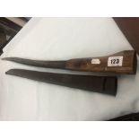 A sword bayonet,