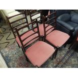 Seven retro chairs