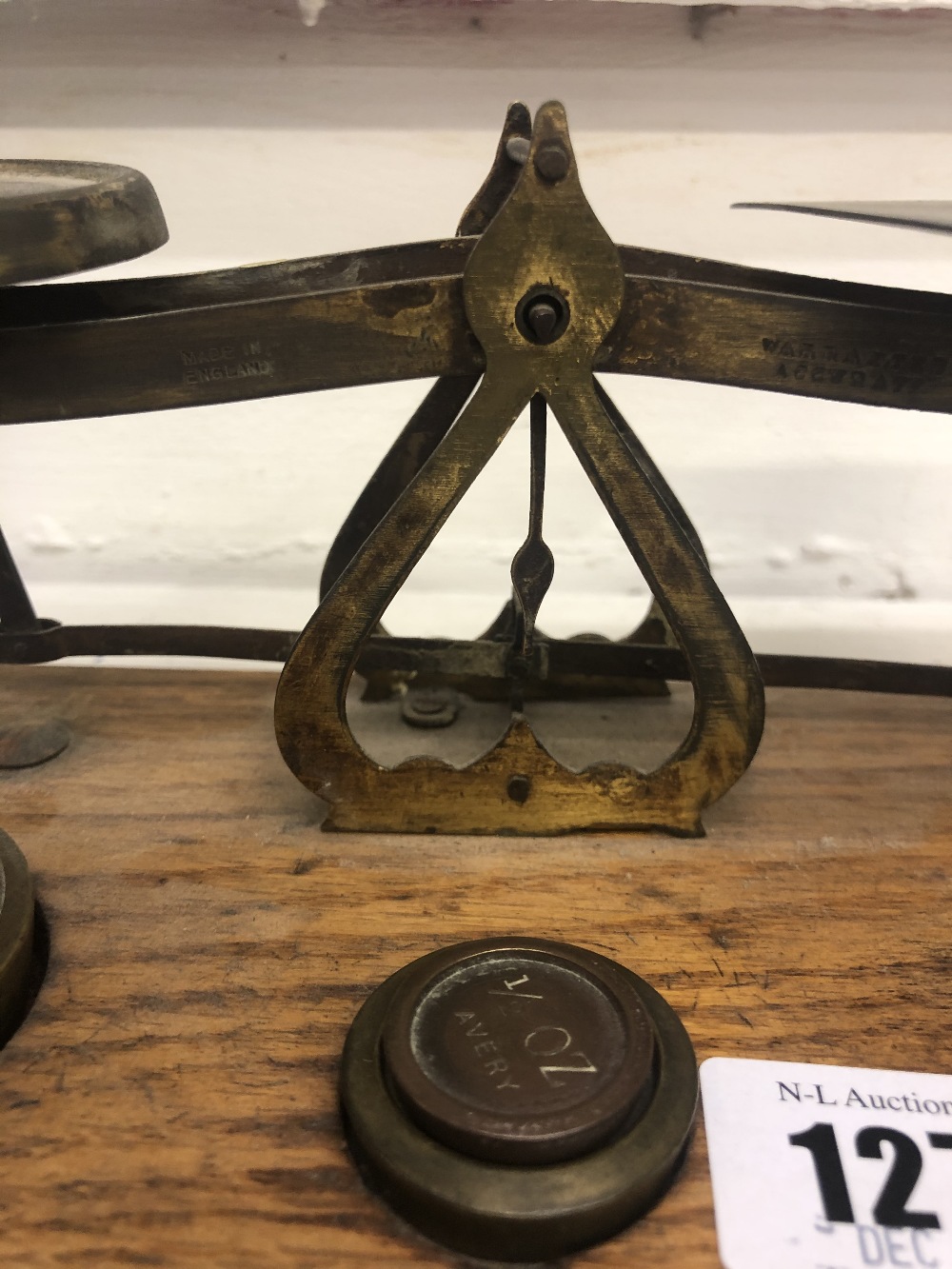 A set of postal scales with weights - Image 3 of 3