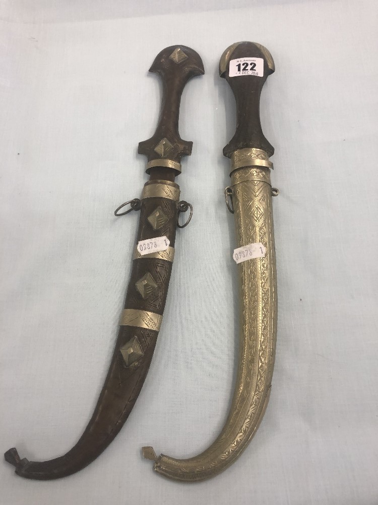 Two Arabic daggers