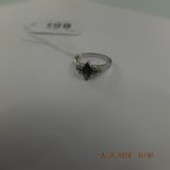 A gemstone set ring marked 925