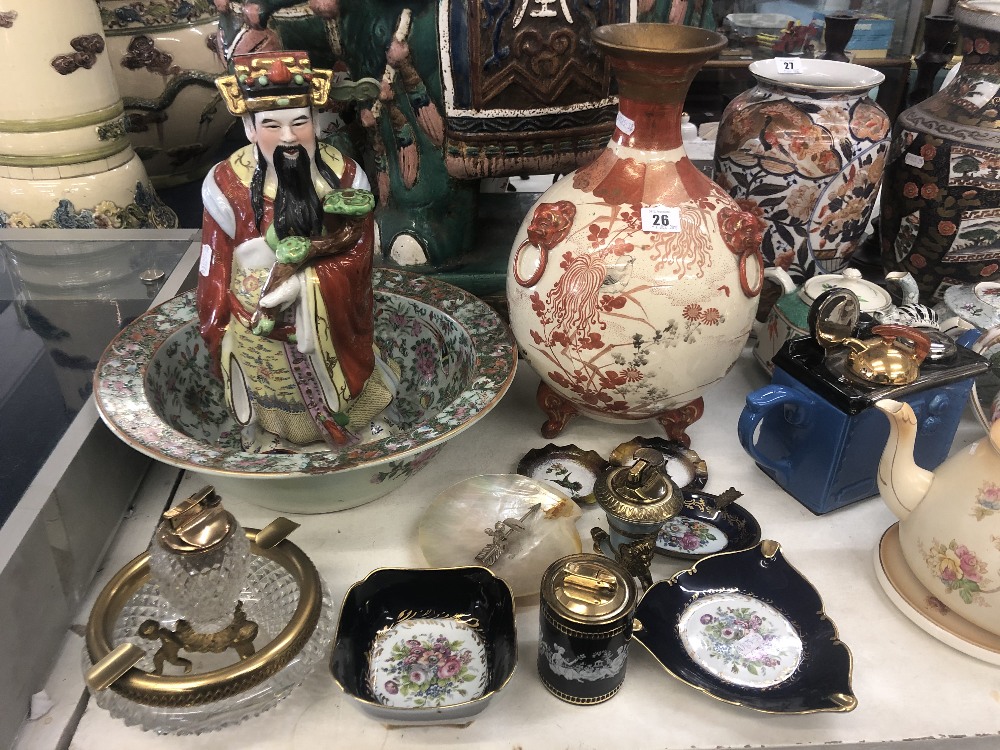 A quantity of assorted oriental china a/f - Image 7 of 11