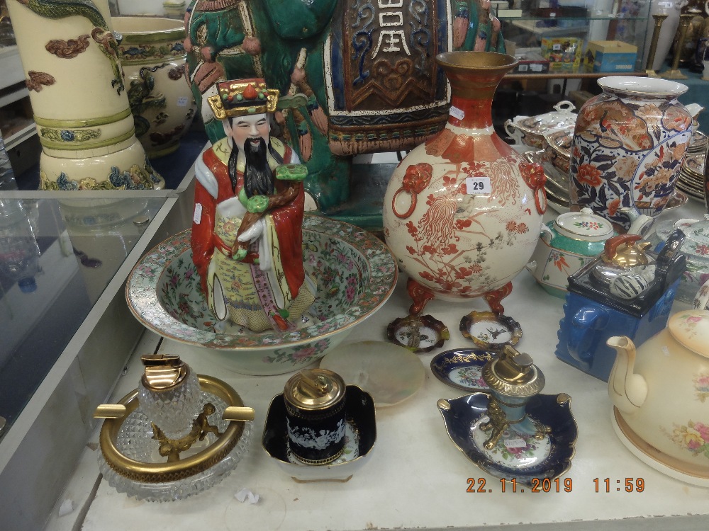 A quantity of assorted oriental china a/f - Image 4 of 11