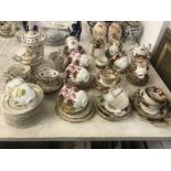 A quantity of assorted part tea sets including Paragon and Royal Albert