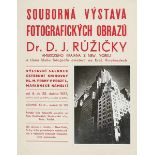 Künstlerphotographie - - Ruzicka, Drahomir Josef. Wolkenkratzer in New York. Original-