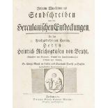 Archäologie - - Winckelmann, Johann Joachim. Sendschreiben von den Herculanischen Entdeckungen. An