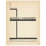 Bauhaus - - Grohmann, Will. Wassily Kandinsky. Deutsche Fassung des Textes aus der Monographie im