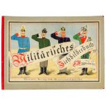 Ziehbilderbuch - - Meggendorfer, Lothar. Militärisches Ziehbilderbuch. Mit 8 farblithographischen