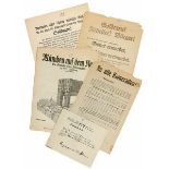 Sozialismus - Kommunismus - - Sammlung von 56 Flugblättern und Anschlägen sowie 3 Zeitschriften