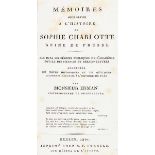 Preussen - - Erman, Jean Pierre. Mémoires pour servir a l'histoire de Sophie Charlotte Reine de