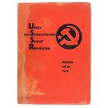 Lissitzky, El - - Union der sozialistischen Sowjet-Republiken. USSR. Katalog des Sowjet-Pavillons