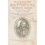 Biologie - Botanik - - Matthiolus, Petrus Andreas. Les commentaires de M. P. André Matthiolus,