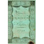 Almanache - - Schiller, Friedrich von (Hrsg.). Musen-Almanach für das Jahr 1798. Mit 1
