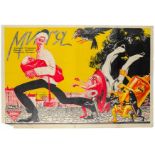 Bolotow, Konstantin. Mitja. Farbig lithographiertes Plakat. Odessa und Kiew, WUkFU / Kyjiw, 1927/