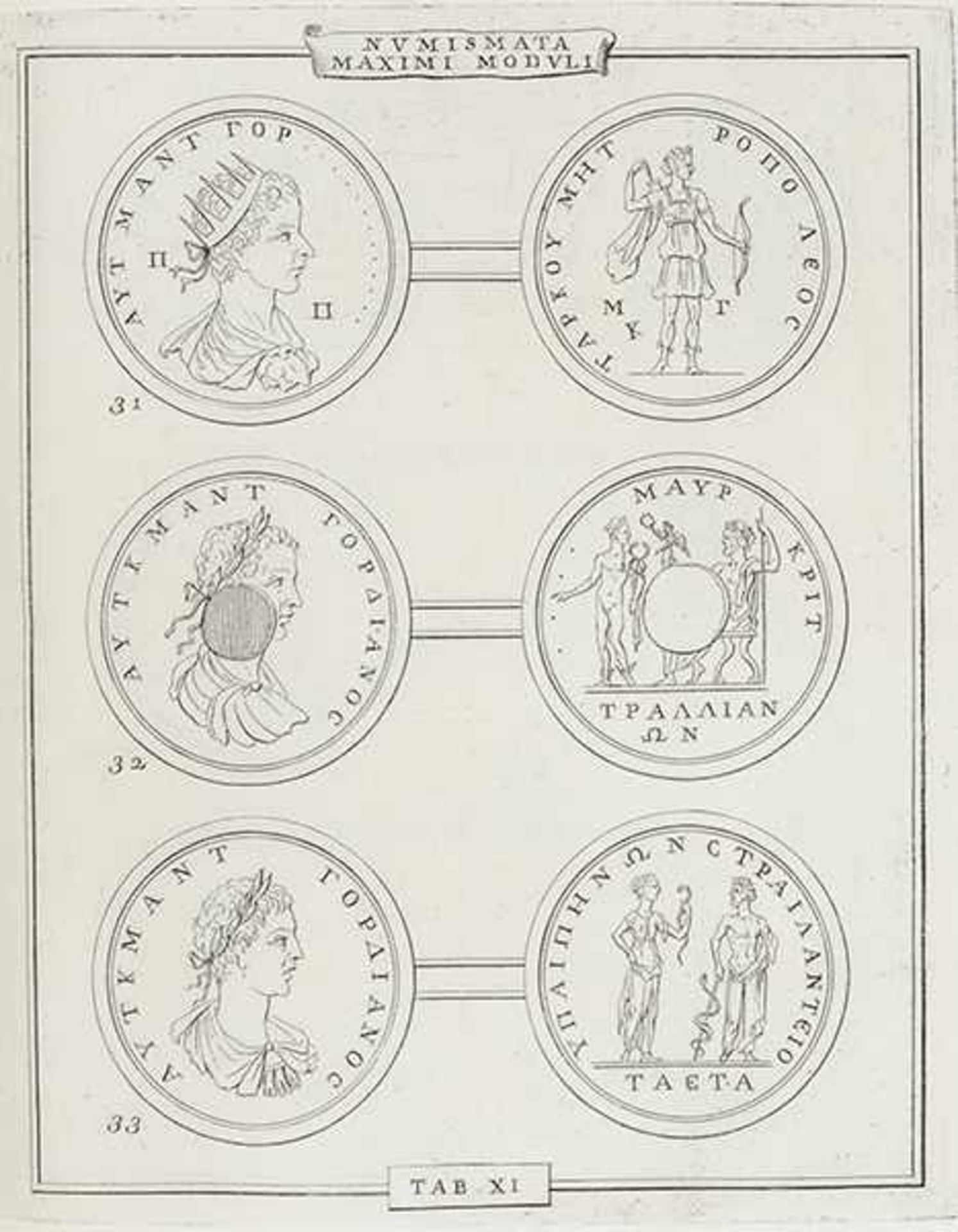 Numismatik - - Numismata quaedam cujuscunque formae et metalli musei Honorii Arigoni ad usum