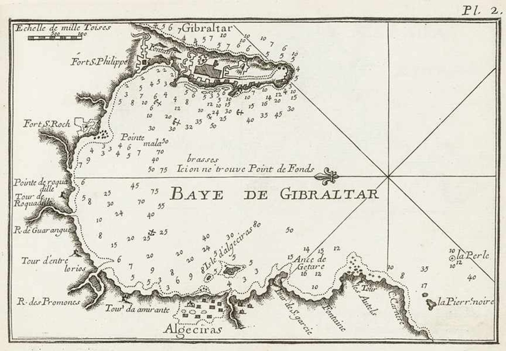 Atlanten - - Roux, Joseph. Recueil des principaux plans des ports et rades de la mer Mediterranée, - Bild 2 aus 4