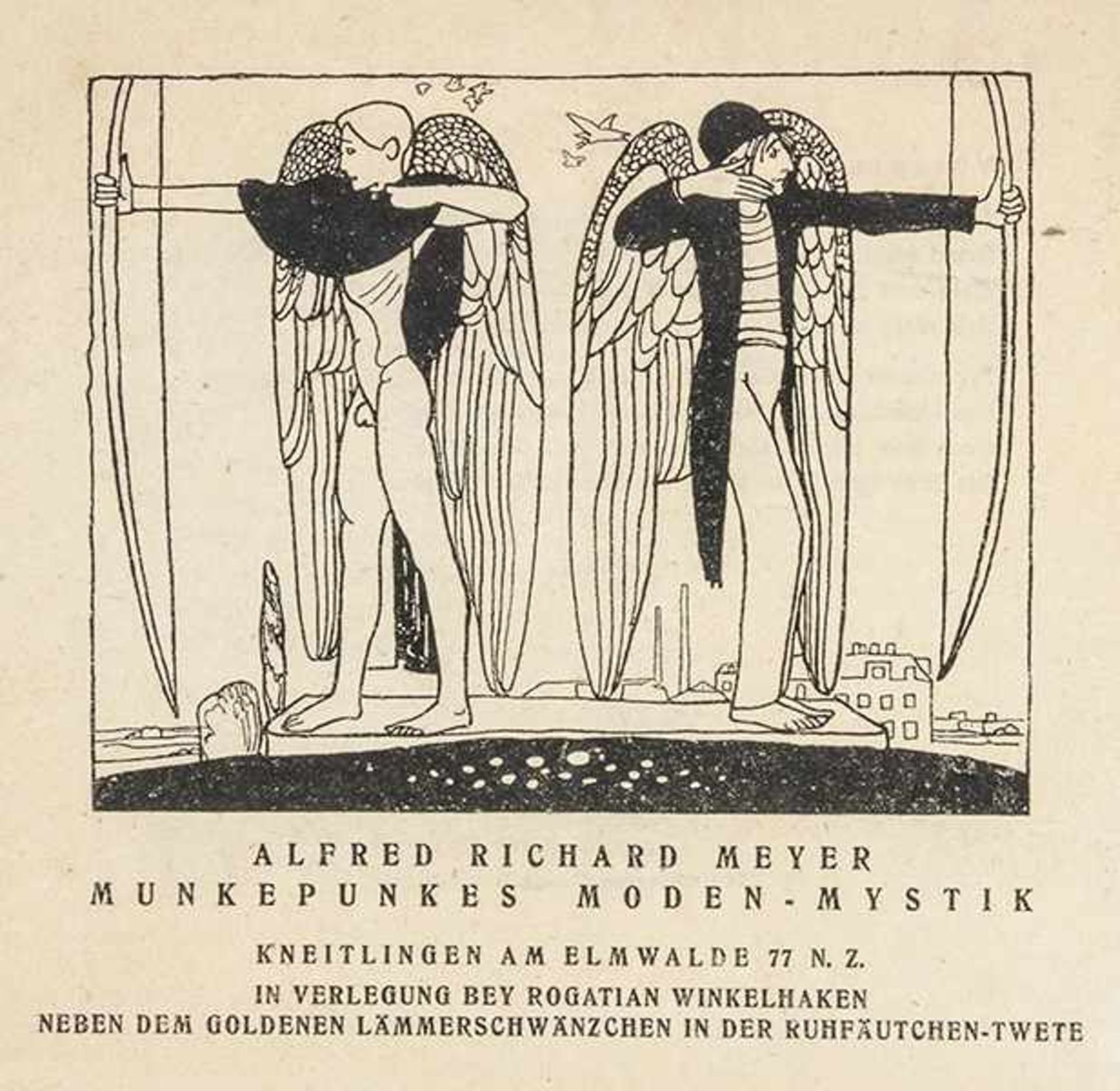 Alfred Richard Meyer - - Aufschwung. Ausgewählte Dichtungen von Louise Bauand (?). Berlin, Alfred - Bild 4 aus 5