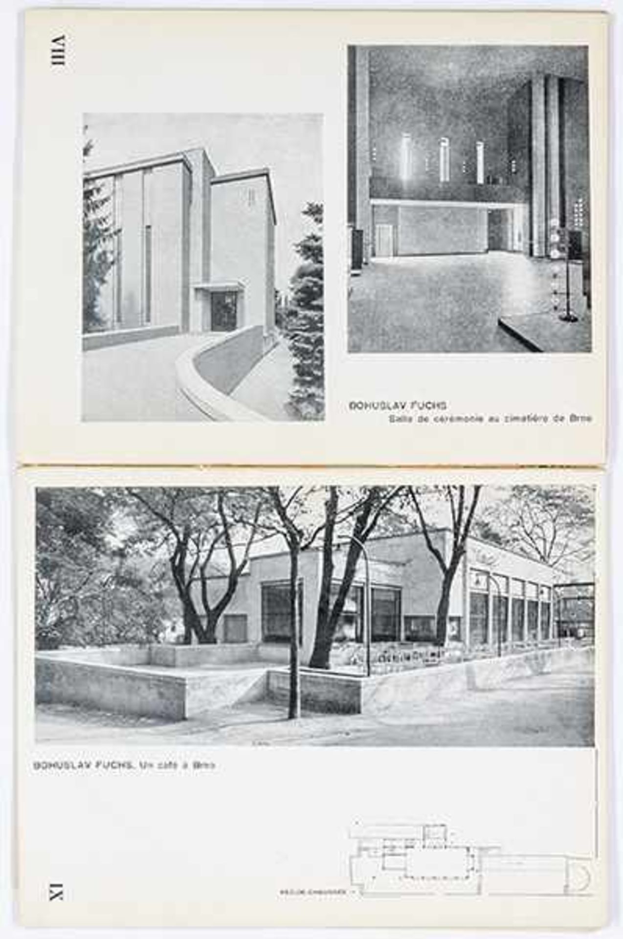 Architektur - - Krejcar, Jaromir (Hg.). L'architecture contemporaine en Tchécoslovaquie. Mit 40 - Bild 5 aus 5