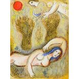 Chagall, Marc. Dessins pour la Bible. Texte par Gaston Bachelard. Mit 24 Original-Farblithographien,