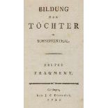 Philosophie und Pädagogik - - André, Christian Carl. Bildung der Töchter in Schnepfenthal. Erstes